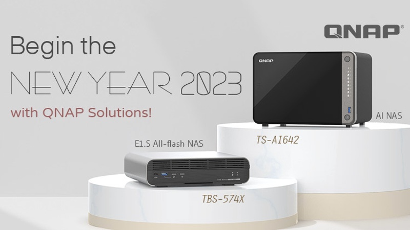 QNAP uvedl NASy TBS-574X a TS-AI642 pro video a zpracování dat pomocí AI