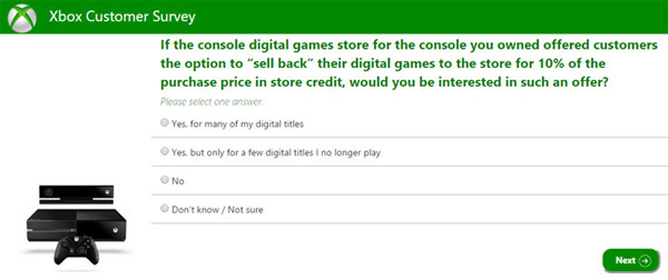 Microsoft se ptá na zájem o možnost prodeje starých her