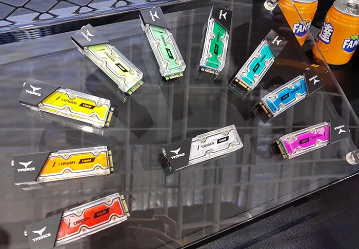 Team Group ukazuje vodou chlazené M.2 SSD a další produkty