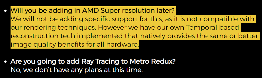 Metro Exodus dostal výrazně lepší ray tracing i DLSS 2.0, s AMD FSR ale nepočítá