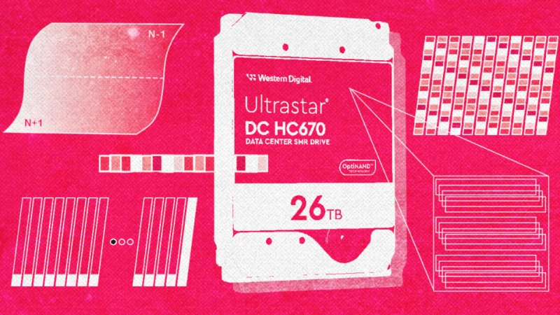 Western Digital začne dodávat 28TB disky s technologií UltraSMR