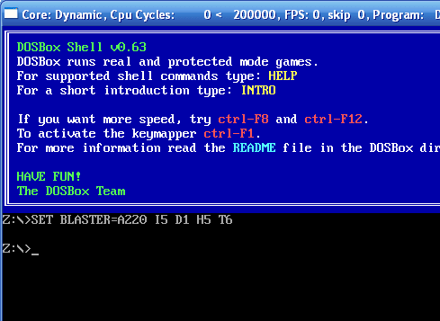 DOSbox - plnohodnotný emulátor DOSu s extrémními nároky