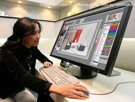 Samsung a 30“ monitor CX305T