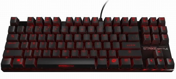 Ozone Strike Battle: malá mechanická herní klávesnice