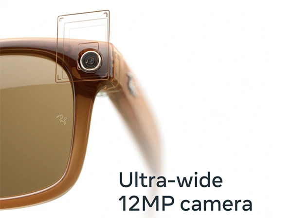 Meta a Ray-Ban představují nové chytré brýle s 12MPx fotoaparátem