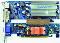 Albatron ATOP, můstem mezi AGP a PCI Express, v Japonských obchodech