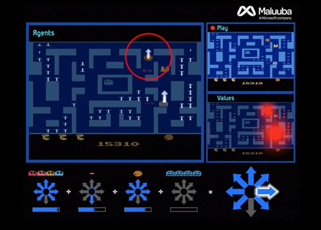 AI Microsoftu trénuje na Ms. Pac-Man, dosáhla milionového skóre