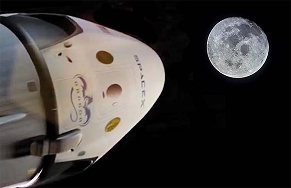 Šéf RSC Energia zpochybňuje plány SpaceX vydat se za rok k Měsíci