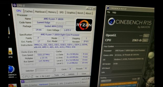 Přetaktovaný Ryzen 7 1800X prý překonal rekord v Cinebench R15