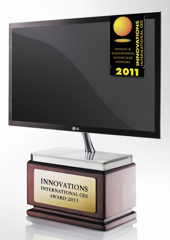 Monitor LG E2290V dostal na CES 2011 ocenění za inovaci