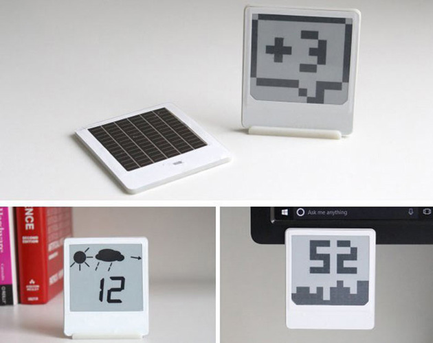 Microsoft vyrobil solárně napájené štítky s displejem