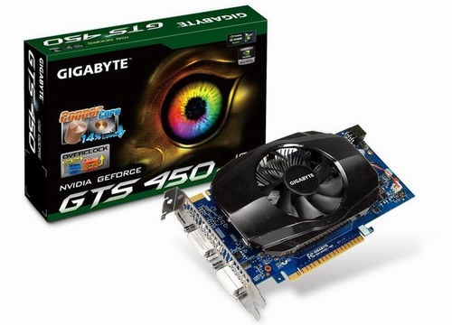 Gigabyte připravil novou řadu GeForce GTS 450