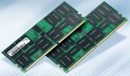 Infineon uvedl nejtenčí 8 GB paměťové moduly