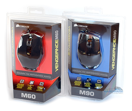 Corsair M60 a M90: myši pro FPS a MMO