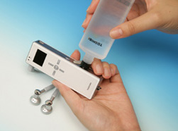 Toshiba představuje palivový článek pro audio přehrávače