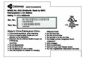 Gateway stahuje 14.000 notebookových baterií
