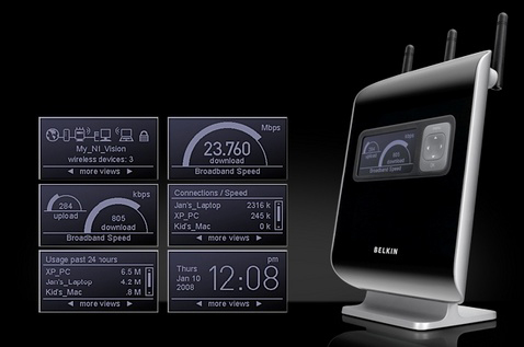 Belkin a atraktivní router
