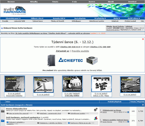 Týdenní šance s Chieftecem (6. - 12.12.)
