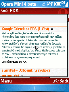Opera Mini 4 – prohlížeč nové dimenze?