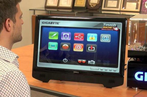 Touch BIOS od Gigabyte je k dispozici