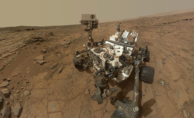 Curiosity na Marsu vyčmuchal metan a organické molekuly