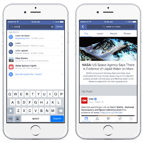 Facebook nyní vyhledává ve všech veřejných příspěvcích, i těch vašich