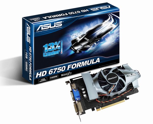 Asus uvádí karty Radeon HD 6770 DirectCU a HD 6750 Formula