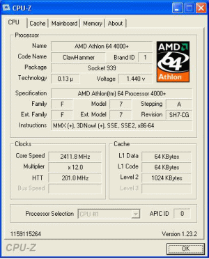 4000+ Athlon 64 - stejné parametry jako FX-53 ?