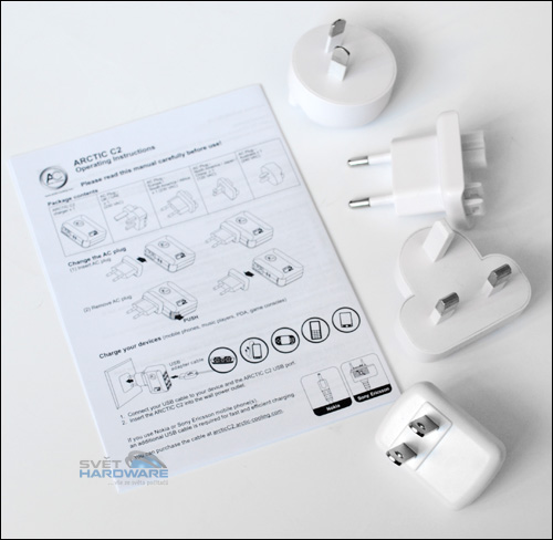 Adaptér Arctic C2 pro napájení z USB