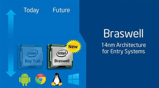 Intel vypustil do světa první Braswell, nástupce Baytrail