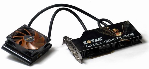 ZOTAC uvádí GeForce 9800 GTX s vodním chlazením