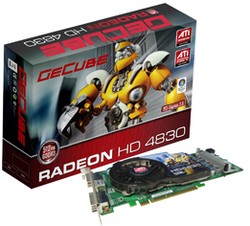 Force3D a GeCube Radeony HD 4830