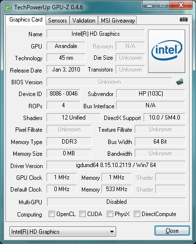 HP ProBook 5320m: dostupný a přenosný