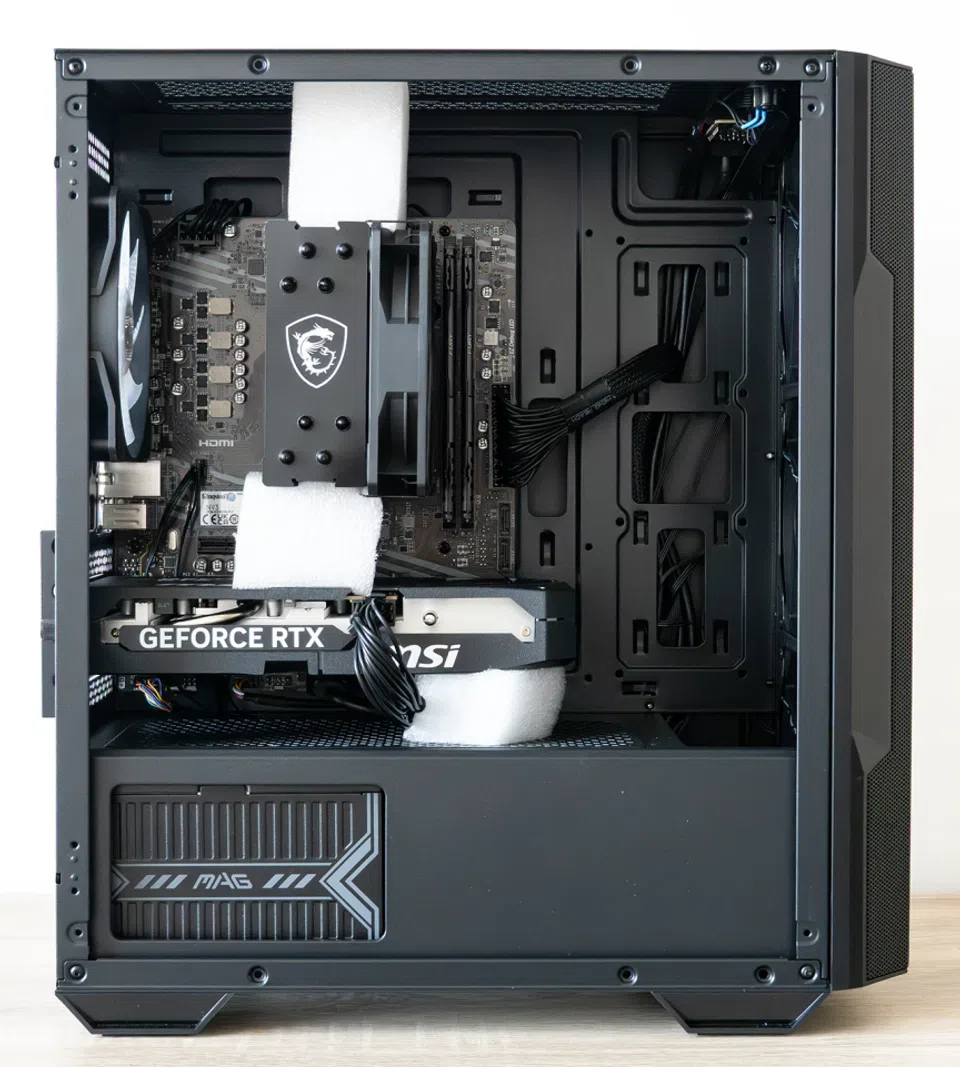 TIGO Gamer R5-5500 - Výplně při přepravě