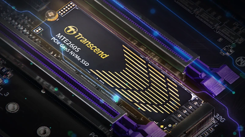 Nové SSD Transcend MTE260S dosahuje rychlosti až 14000 MB/s