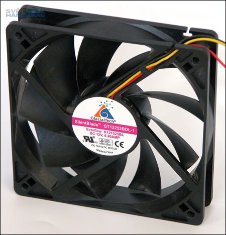 Deset 120mm ventilátorů v testu průtoku vzduchu