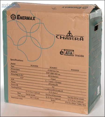 Enermax ECA3052 Chakra: eSATA na dosah