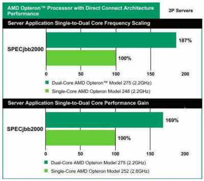 AMD je první se serverovými dual-core procesory