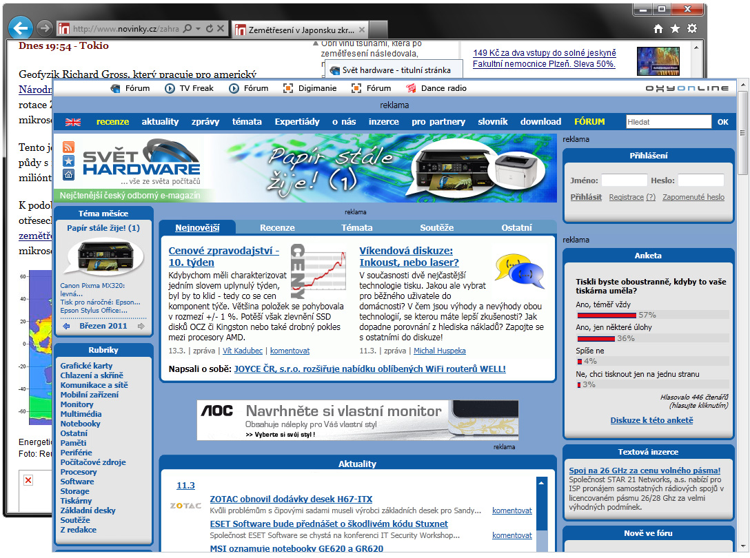 Internet Explorer 9: rychlejší a jednodušší?