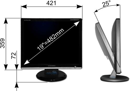 Megatest 19" LCD pro hráče: Samsung 931C