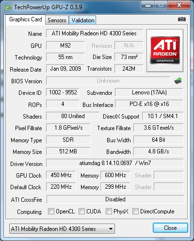Lenovo U550: tenký IdeaPad
