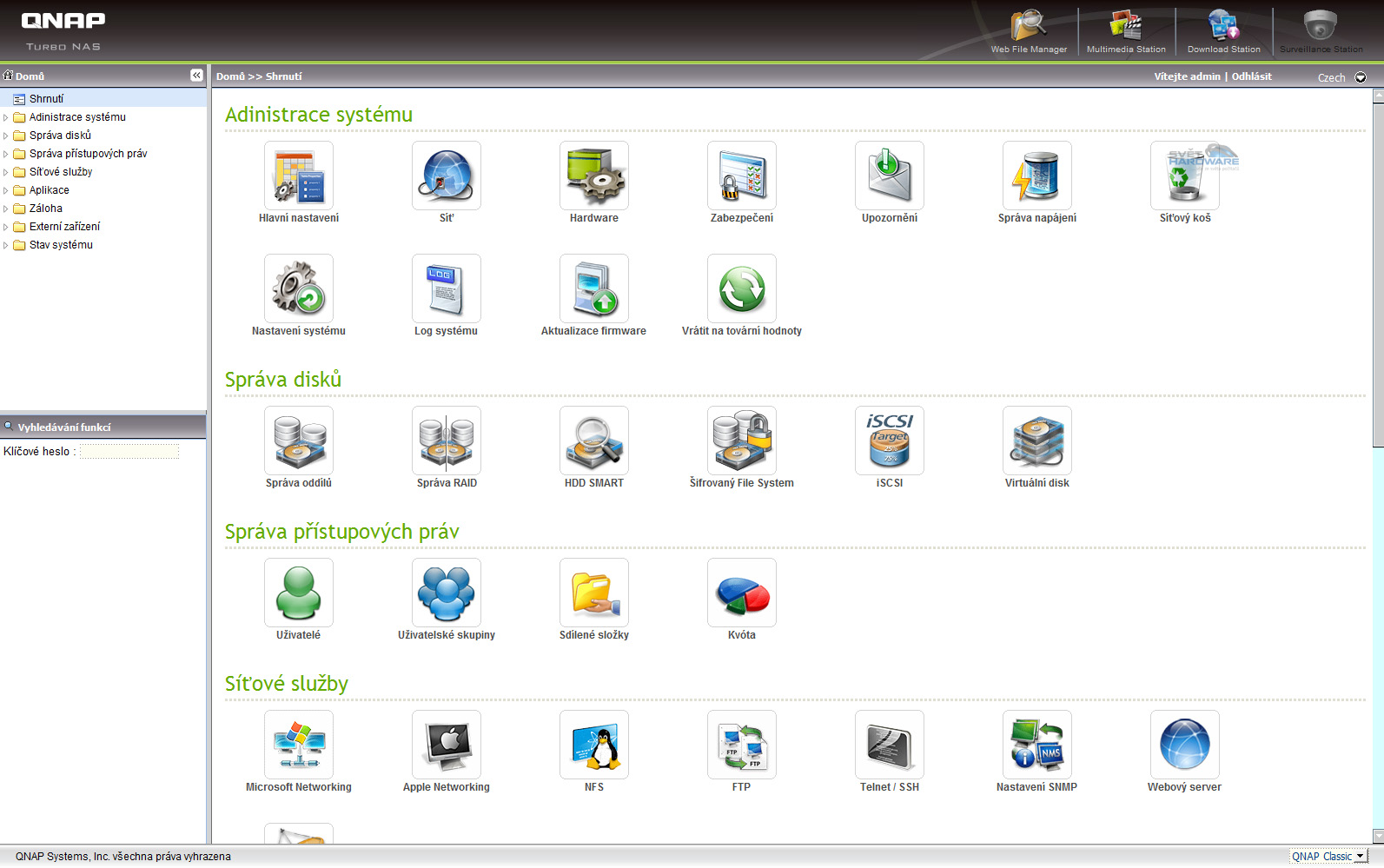 QNAP TS-259 Pro+: chytrý a výkonný