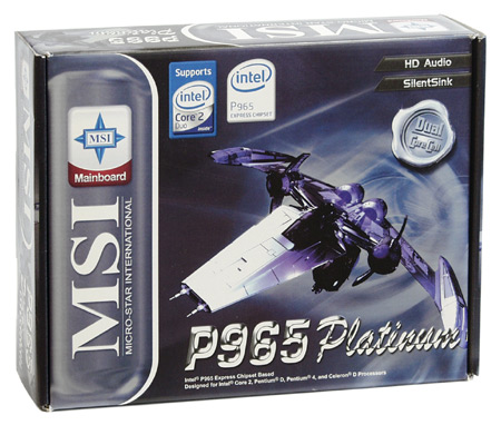 7x základ s P965: MSI P965 Platinum