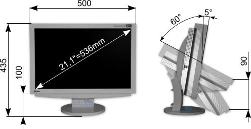 EIZO S2110W - širokoúhlých 14-bitů