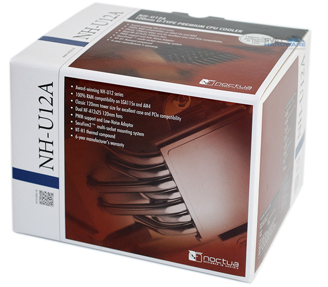 Noctua NH-U12A: 120mm chladič na steroidech