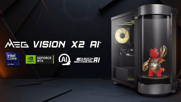 MSI ukázalo nové PC s hologramem a monitory s vlastní AI