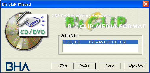 DVD formáty II - Sony RW5120A (recenze)