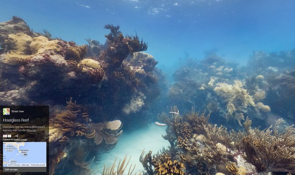 Google rozšířil své podvodní Street View