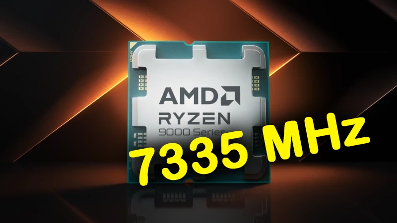 Colorful přetaktoval Ryzen 7 9800X3D na 7335,48 MHz