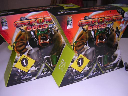 2 x XFX 6600GT ve SLI módu: 17 000 v 3DMarku 03